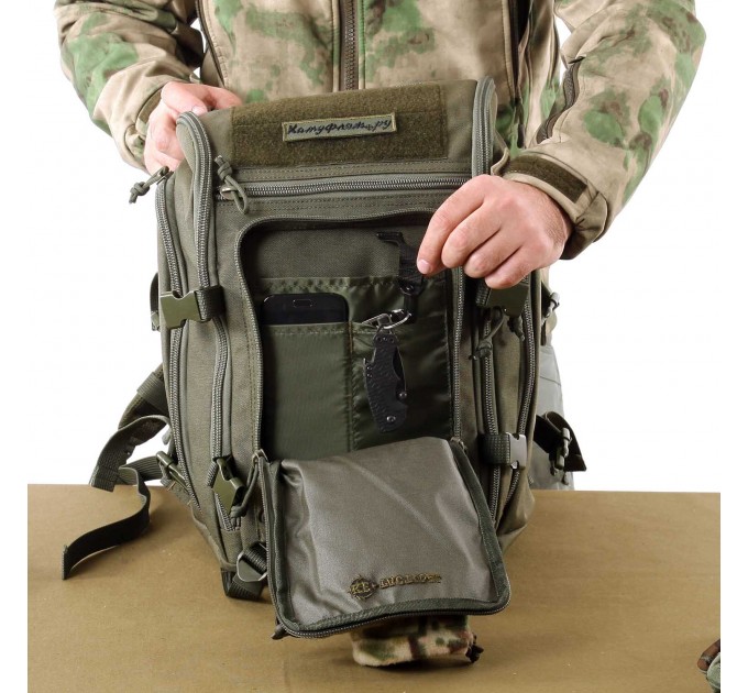 Рюкзак KE Tactical Sturm 30л Polyamide 1000 Den multicam со стропами coyote